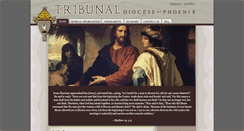 Desktop Screenshot of diocese-tribunal.org